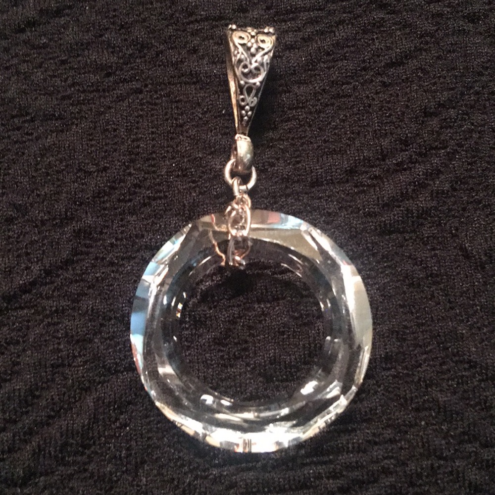Crystal pendant.